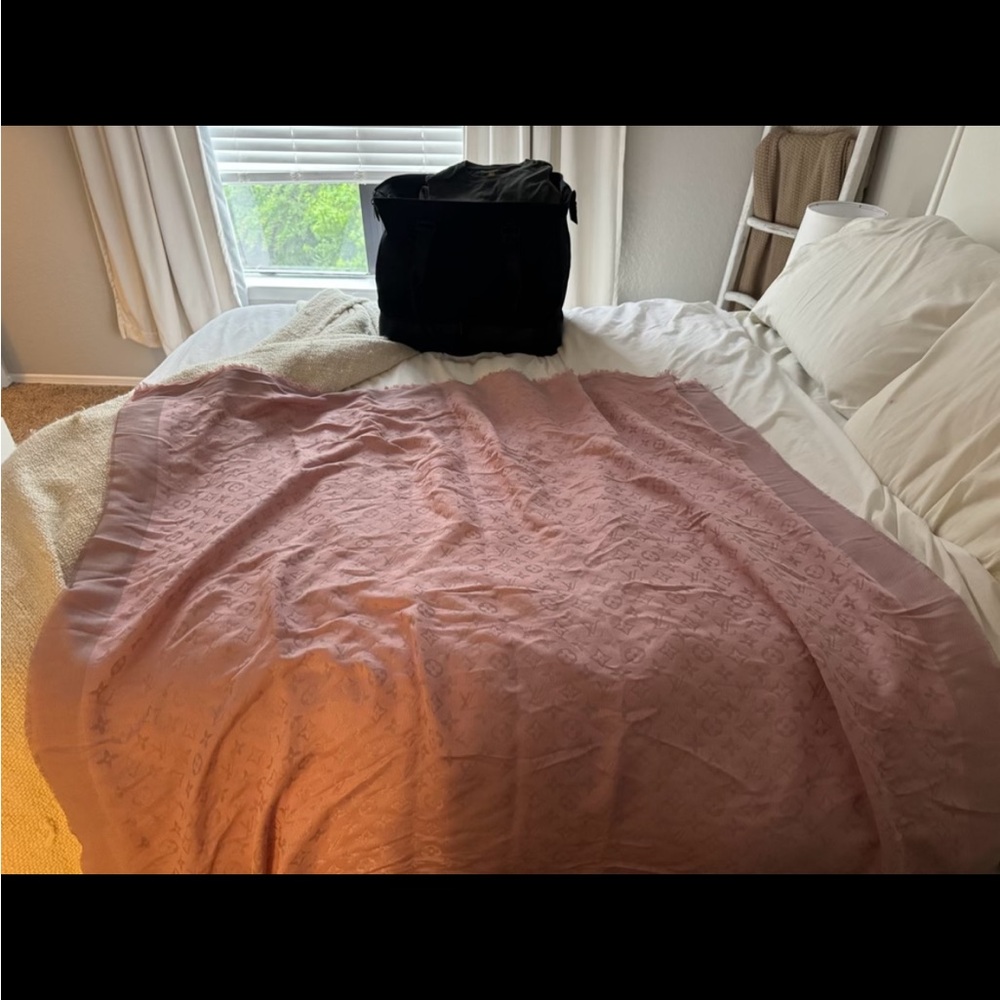 Louis Vuitton Pink Scarf